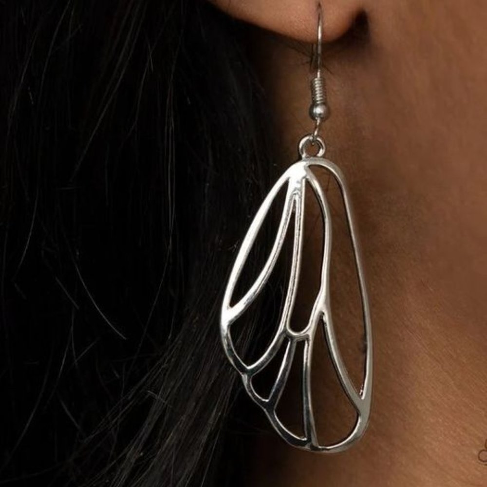 Earrings, Silver